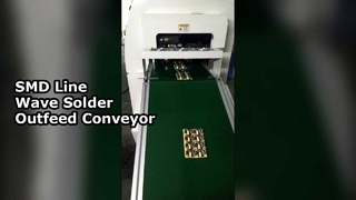 Машина для сборки погружной линии Ленточный конвейер для печатных плат Выходной конвейер для волнового припоя