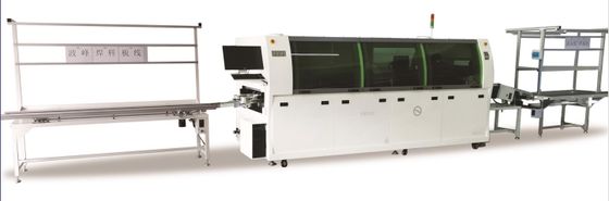 380V 60Hz SMT Мини автоматический двойной волновой ПКБ через отверстие Точная волновая сварочная машина без свинца с управлением сенсорным экраном PLC